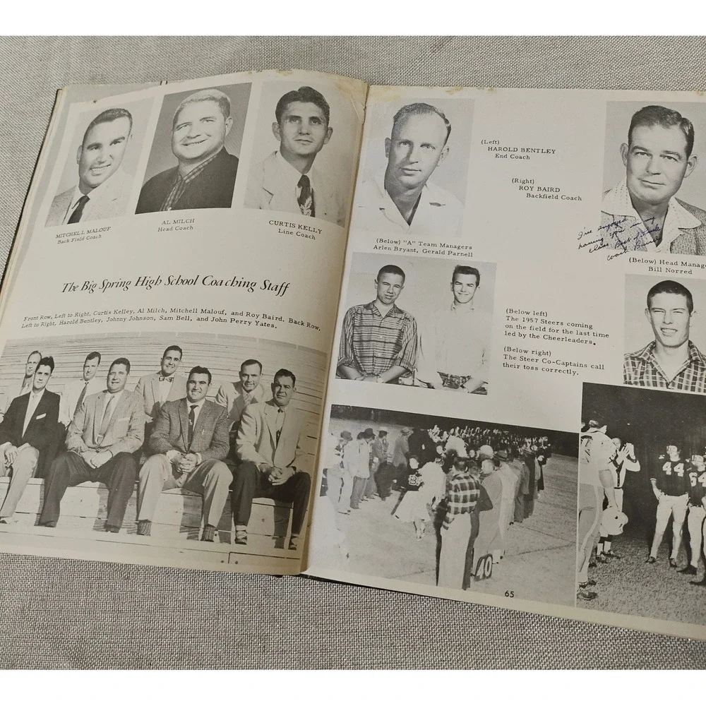 1958‎ El Rodeo Yearbook Big Spring Senior High School Volume 39 Lane Edwards